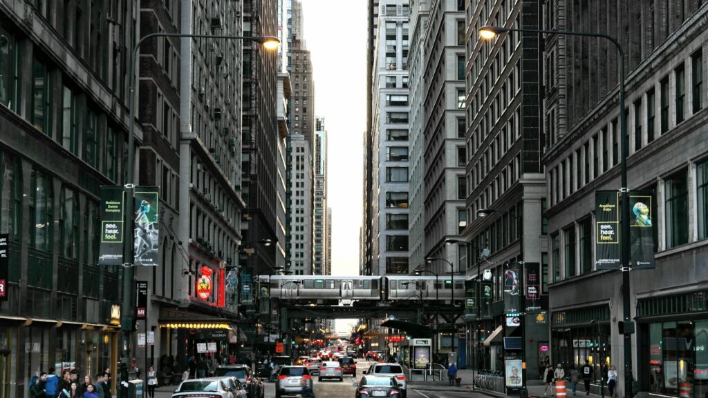Chicago city 1990s where Dr. Case began her Visibility Intelligence for entrepreneurs journey meeting 3500 strangers before opening her clinic