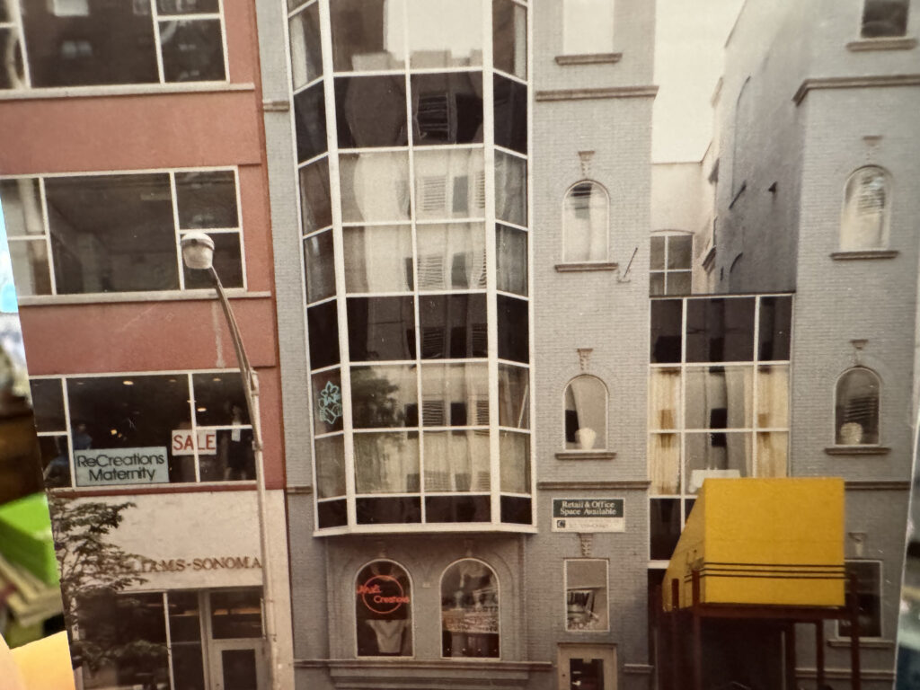 Dr. Case's first clinic location 4th floor bay window Chicago 1990 where her visibility intelligence for entrepreneurs journeys became real after overcoming fear of being seen